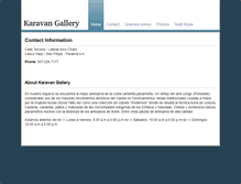 Tablet Screenshot of karavan-gallery.com